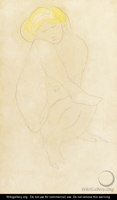 Etude de nu 4 - Auguste Rodin