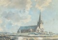 The veiled church on the Island of Guernsey - (after) Samuel Hieronymus Grimm