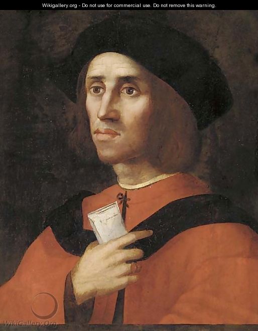 Portrait of a scholar - (after) Ridolfo Ghirlandaio