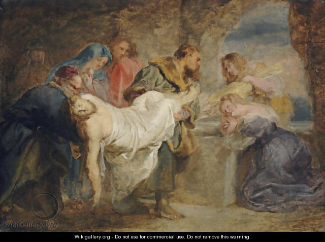 Christ carried to the Tomb - (after) Sir Peter Paul Rubens