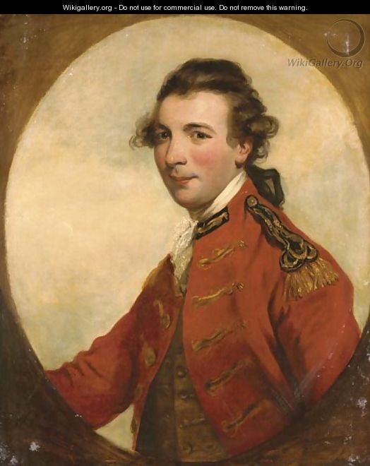 Portrait of an officer - (after) Sir Joshua Reynolds