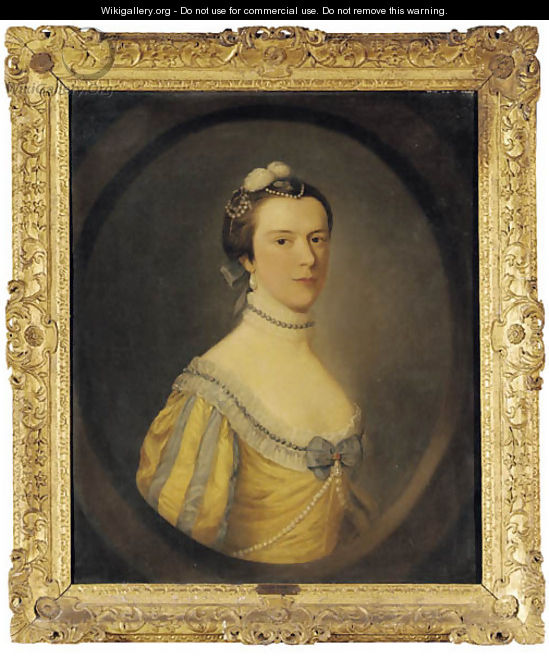 Portrait of a lady - (after) Sir George Chalmers