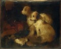 Study of Two Dogs - (after) Sir Edwin Henry Landseer