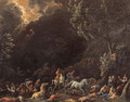 The Garden of Eden; and The Deluge - (after) Sebastien Cock