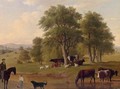 Cows Watering - (after) Thomas Hewes Hinckley
