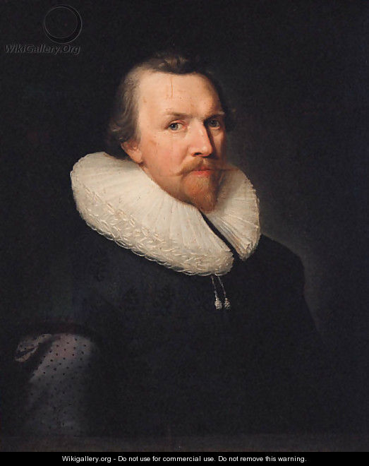 Portrait of a gentleman - (after) Thomas De Keyser