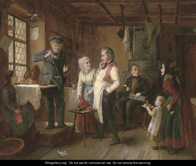 Weighing the bread - (after) Theodor Von Der Beek