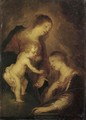 The Madonna and Child with Saint Margaret of Antioch - (after) Theodor Van Thulden