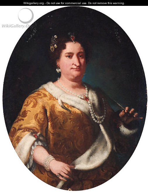 Portrait of a lady - (after) Vittore Ghislandi
