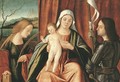 The Madonna and Child with Saints Catherine of Alexandria and George or Liberale - (after) Vittore Carpaccio