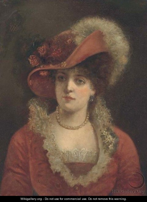 Portrait of a lady 2 - (after) Valentine Cameron Prinsep
