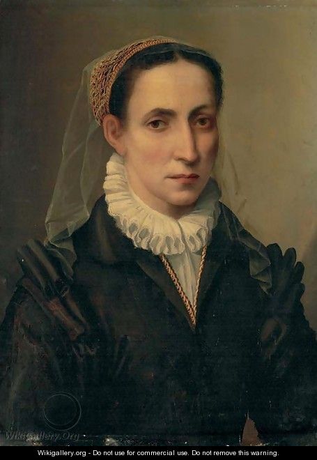 Portrait of Contessina Mattei - (after) Mirabello Cavalori (Salincorno)