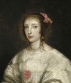 Portrait of Queen Henrietta Maria - (after) Remigius Van Leemput