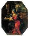 The Madonna reading by a column - (after) Cortona, Pietro da (Berrettini)