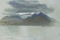 A lakeland landscape - (after) John Ruskin