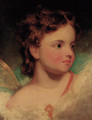 Portrait of a child, head-and-shoulders, as an angel - (after) Hoppner, John