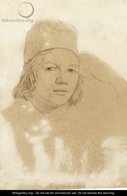 Portrait of a Greek youth - (after) Julius Schnorr Von Carolsfeld