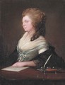 Portrait of a lady - (after) Josepf Wright Of Derby