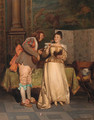 The courtship - (after) Ladislaus Bakalowicz