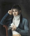 A young man wearing a blue coat - (after) Marie-Gabrielle Capet