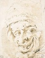 A grotesque head in a cap - (after) Marco Ricci
