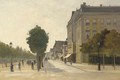 A Parisian boulevard - (after) Luigi Loir