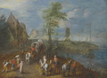 Travelers by the shore - (after) Jan The Elder Brueghel
