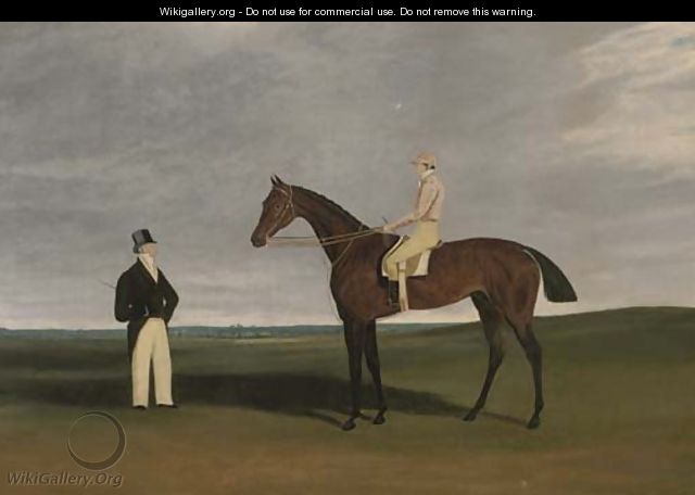 Birmingham with Patrick Conolly up, and his owner John Beardsworth - (after) James Loder Of Bath