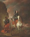 Equestrian portrait of Oliver Cromwell (1599-1658) - (after) Jan Wyck