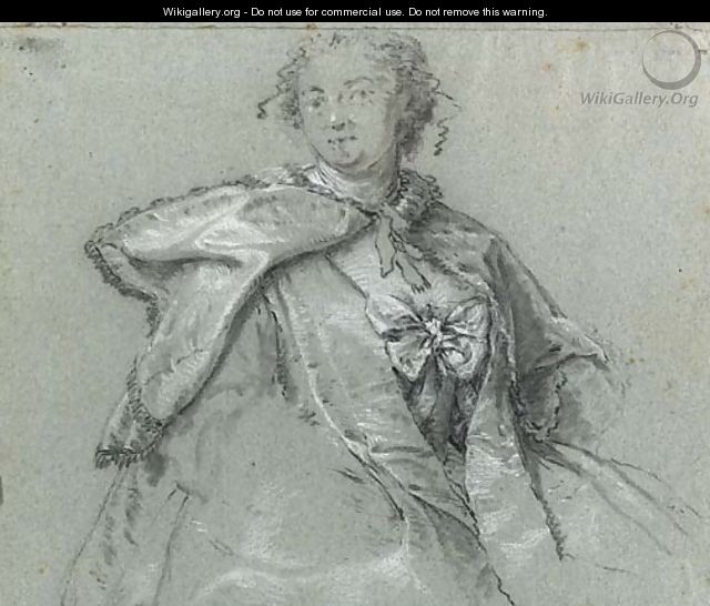 Portrait of a lady - (after) Jean-Marc Nattier