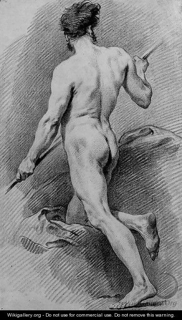 A nude - (after) Jean-Baptiste-Marie Pierre
