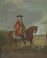 An equestrian portrait - (after) Jean-Baptiste Martin