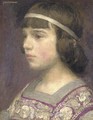 Portrait of a girl - (after) Jean-Michel Moreau