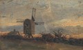 The windmill at Mousehold Heath, Norwich - (after) John Berney Crome
