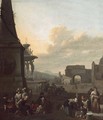 The Piazza del Popolo, Rome - (after) Johannes Lingelbach