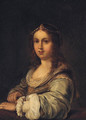 Portrait of a young lady - (after) Johann Spillenberger