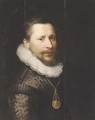 Portrait of a gentleman - (after) Gortzius Geldorp