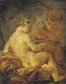 The Nurture of Bacchus - (after) Giulio Carpione