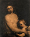 Venus and Cupid - (after) Girolamo Forabosco