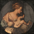 The Madonna and Child - (after) Girolamo Brusaferro