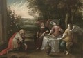 Abraham and the Three Angels - (after) Hendrik Van Balen, I