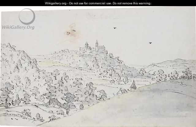 An extensive landscape with the Castle of Blankenstein in the distance - (after) Hendrick Feltman