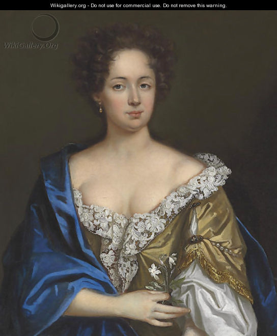 Portrait of a lady - (after) Jacob Ferdinand Voet