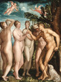 The Judgement of Paris - (after) Jacopo Zanguidi, Called Jacopo Bertoija