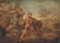 Hercules and the Nemean Lion - (after) Jacopo Torni, Dell'Indaco