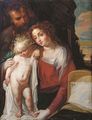 The Holy Family - (after) Jacob Cornelisz Van Oostsanen