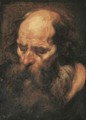 The head of a bearded man - (after) Jacob Jordaens