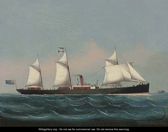 The Glenfinlas in Chinese waters, under sail and steam - Chinese School