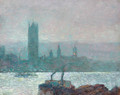 Houses of Parliament, Early Evening 2 - Childe Hassam