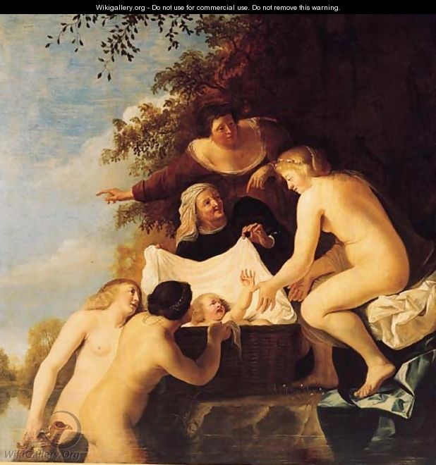 The Finding of Moses - Christiaen van Couwenbergh